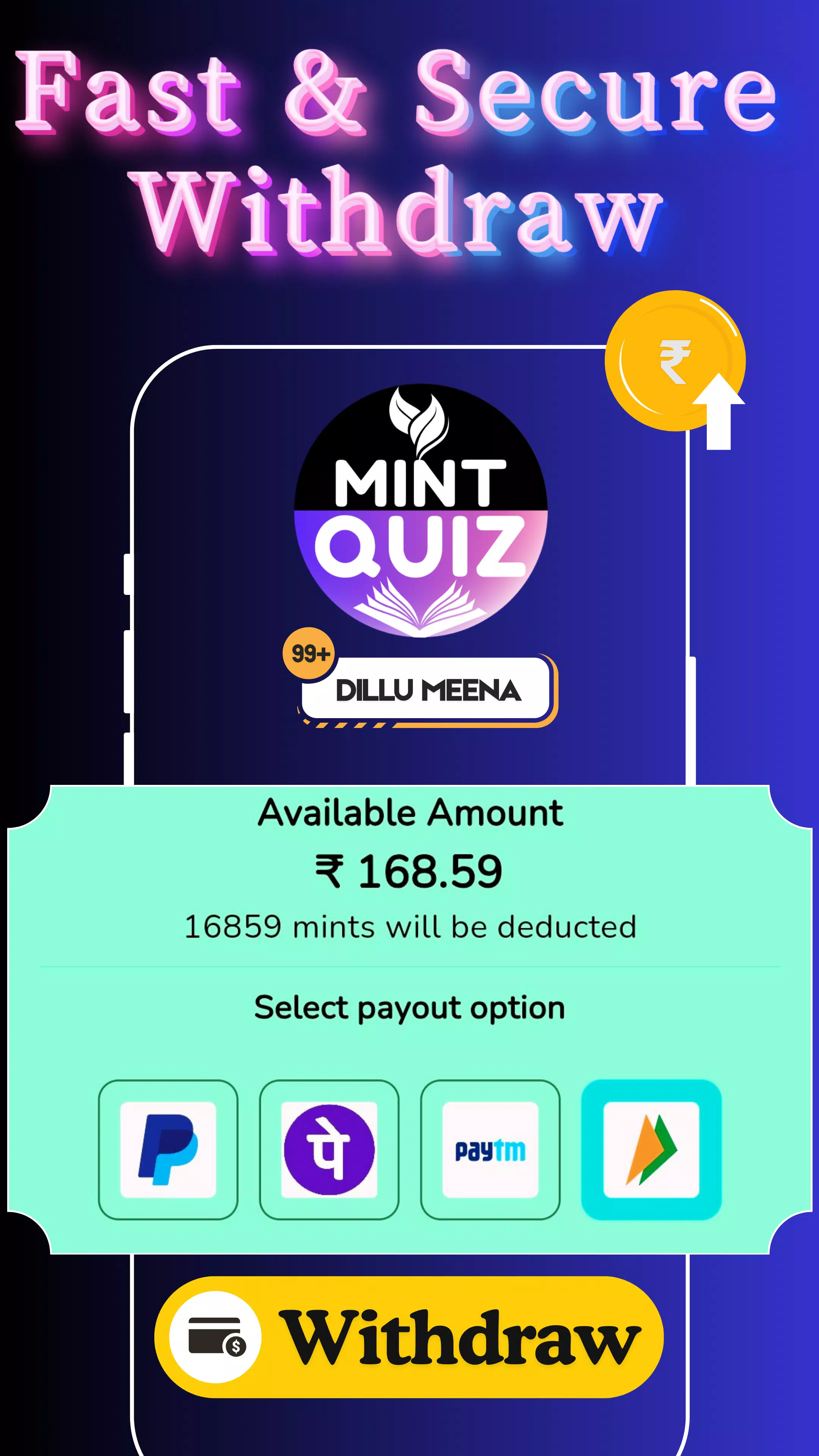 Earning App: Mint Quiz 螢幕截圖 3