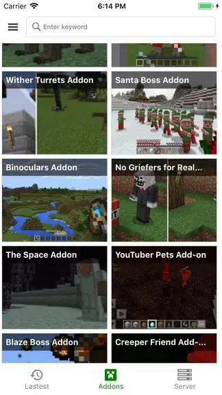 Addons for MCPE - Mods Packs Schermafbeelding 1