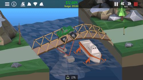 Poly Bridge 2 Tangkapan skrin 1