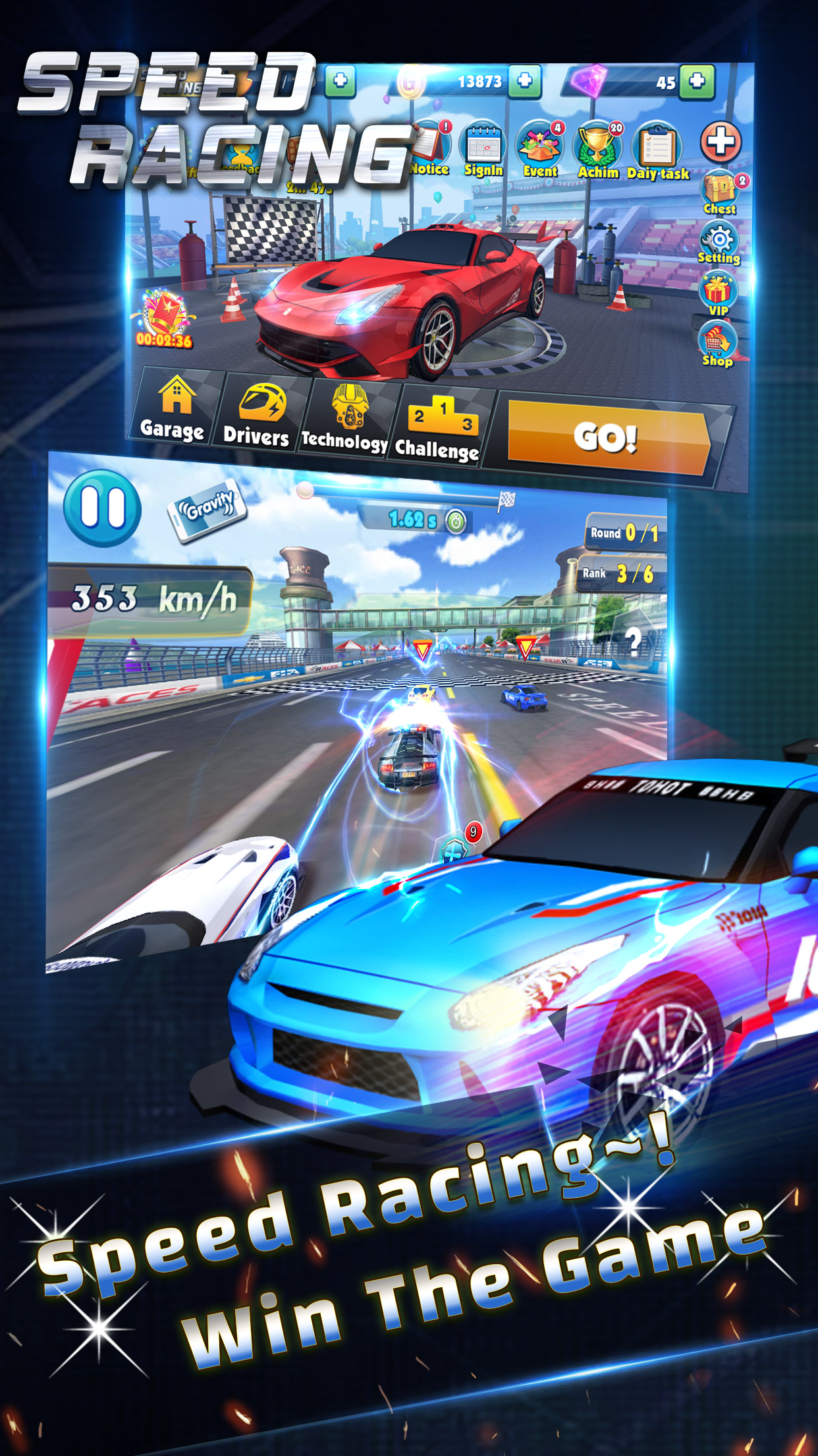 Speed Racing - Secret Racer Tangkapan skrin 0