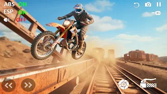 Motocross Beach Bike Games 3D ภาพหน้าจอ 1