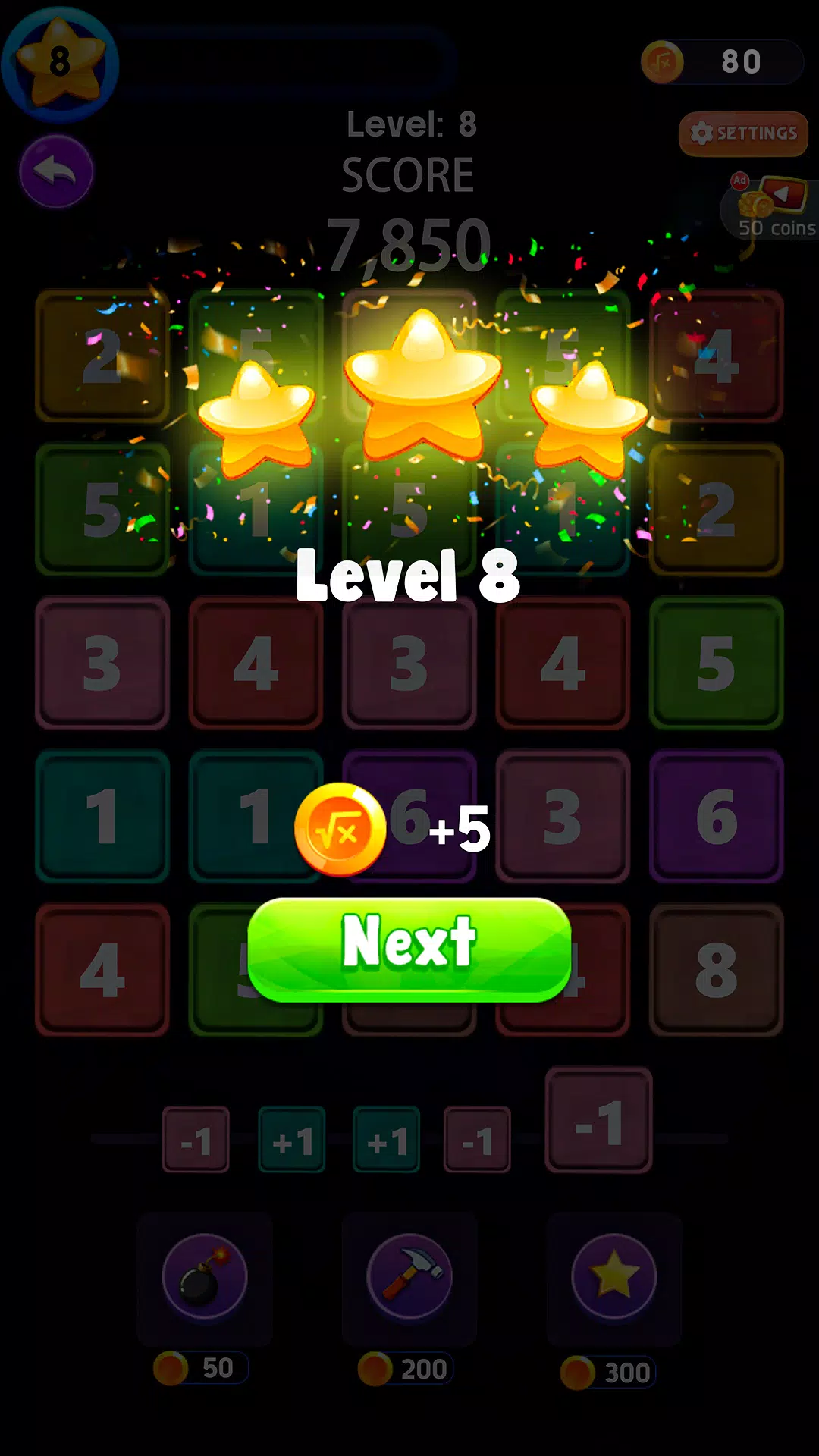 Number Merge Puzzle Match Schermafbeelding 3