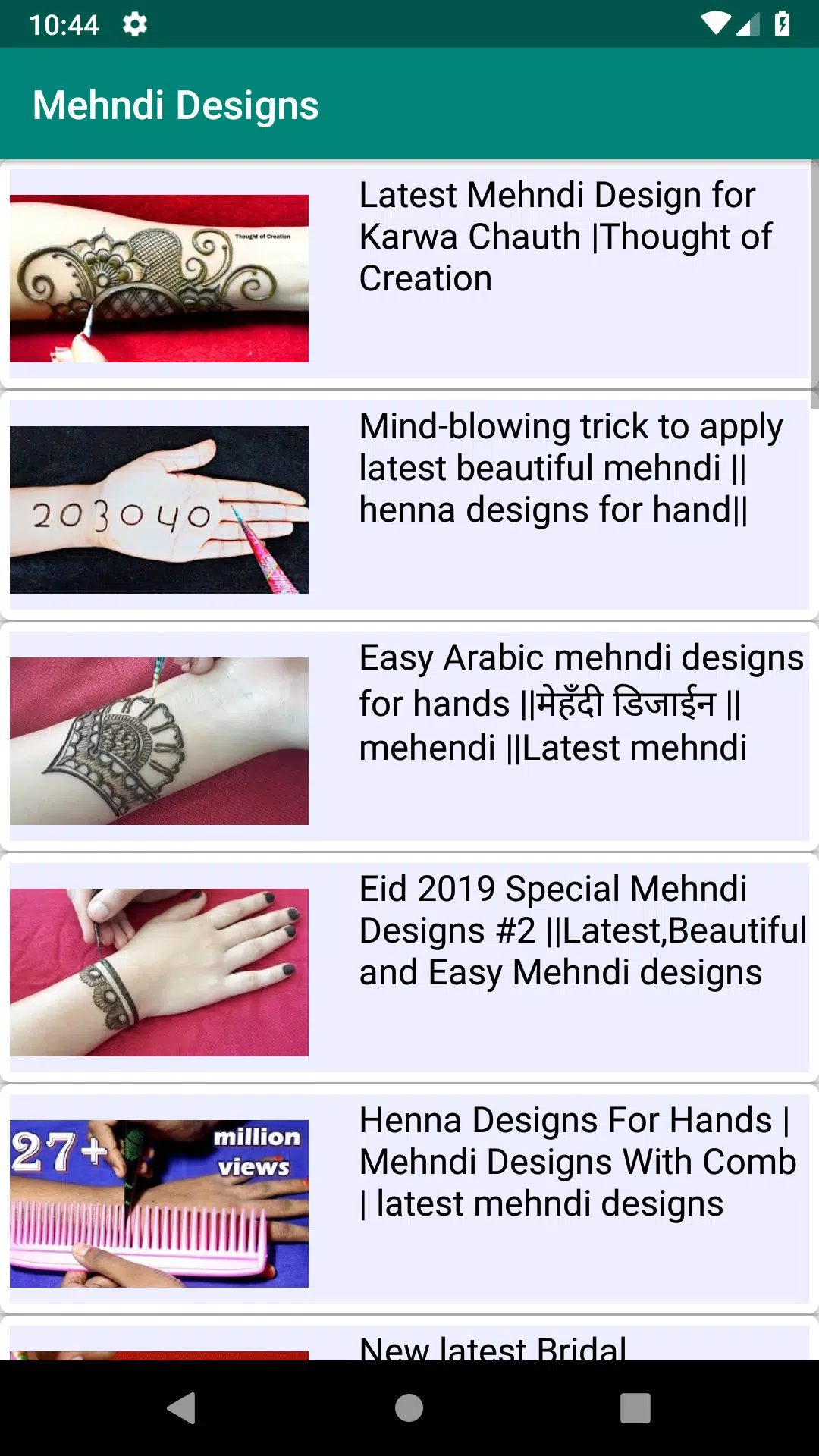 1000+ Mehndi Designs Latest 20 螢幕截圖 2