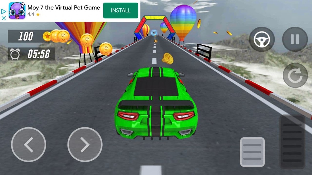 Superhero Car: Mega Ramp Games Скриншот 2