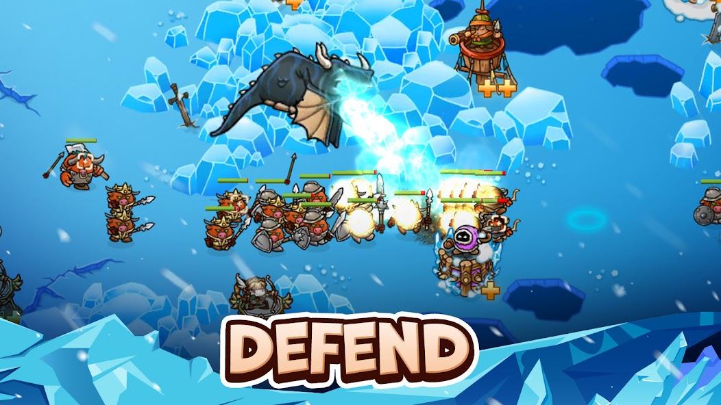 Crazy Defense Heroes - TD Game Mod 스크린샷 0