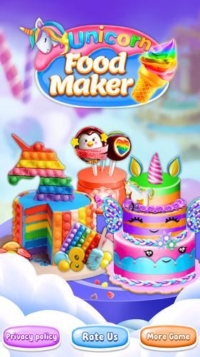 Unicorn Cake Maker-Bakery Game Screenshot 0