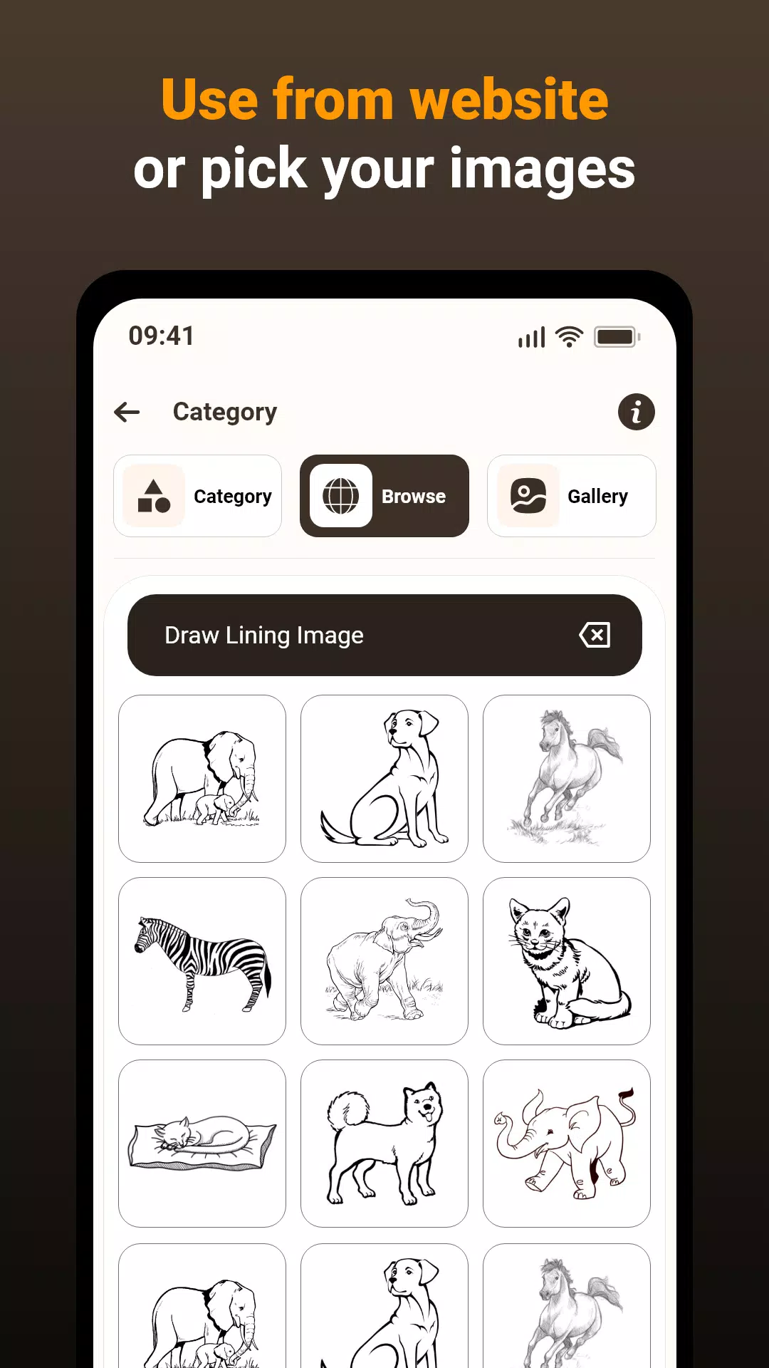Drawing - Draw, Trace & Sketch 螢幕截圖 3