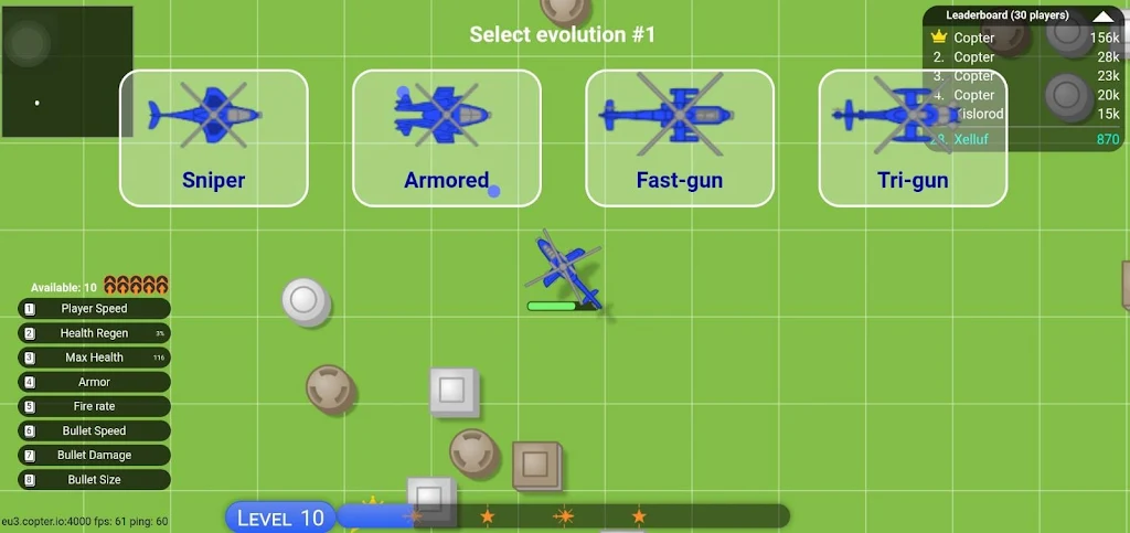 copter.io -Destroy the enemies Schermafbeelding 0