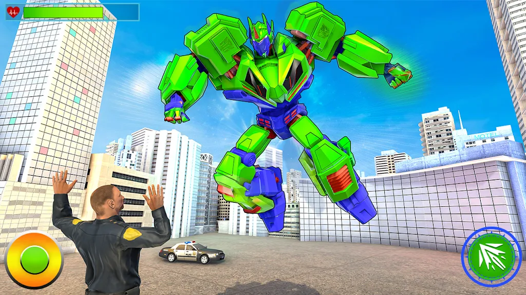 Robot Hero City Battle Captura de tela 1