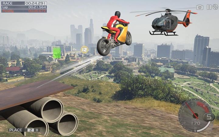 Crazy Stunt Rider GT Bike Game Captura de tela 0