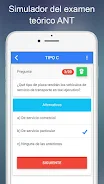 Simulador Examen ANT Ecuador Captura de pantalla 0