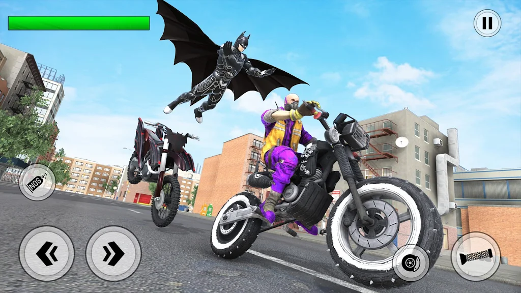 Rope Hero: Bat Superhero Games ภาพหน้าจอ 0