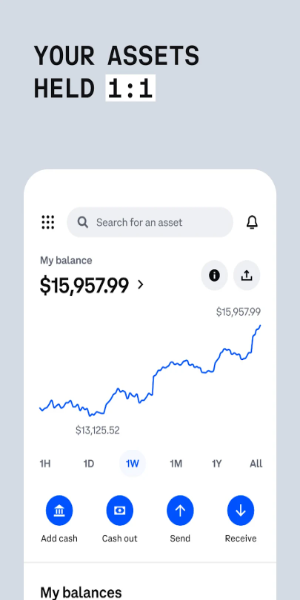 Coinbase: Buy Bitcoin & Ether 螢幕截圖 1