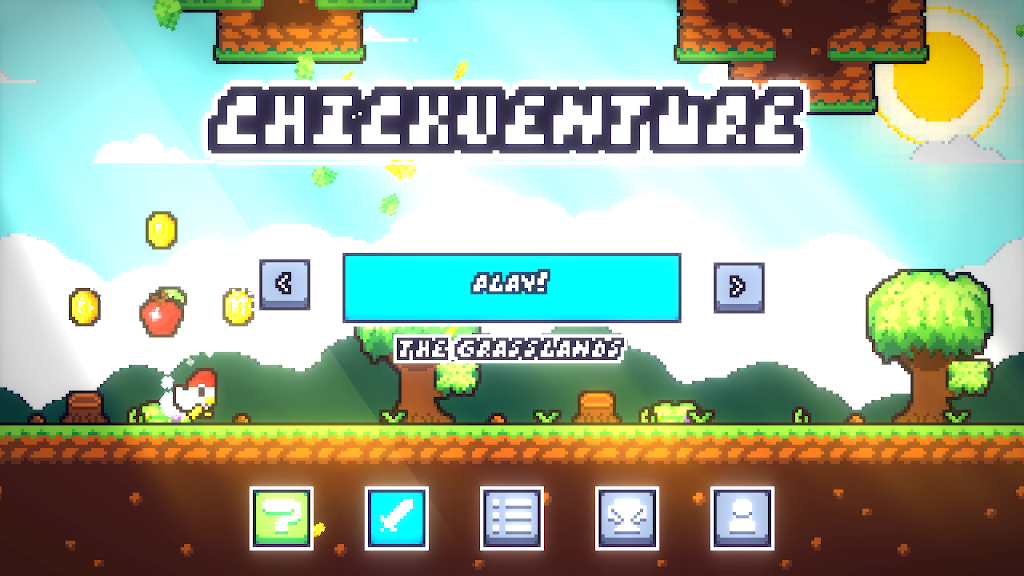 Chickventure: A Runner Game Screenshot 0