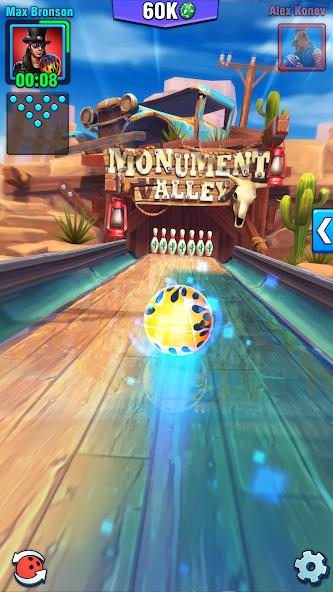 Bowling Crew — 3D bowling game Mod Captura de pantalla 0