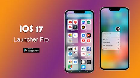 iOS 17 Launcher Pro Schermafbeelding 1