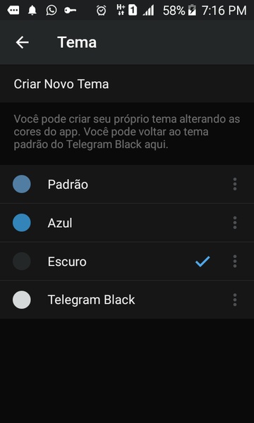 Telegram Black ภาพหน้าจอ 3