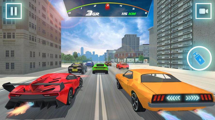 Street Car Racing-Nitro Fire Скриншот 1