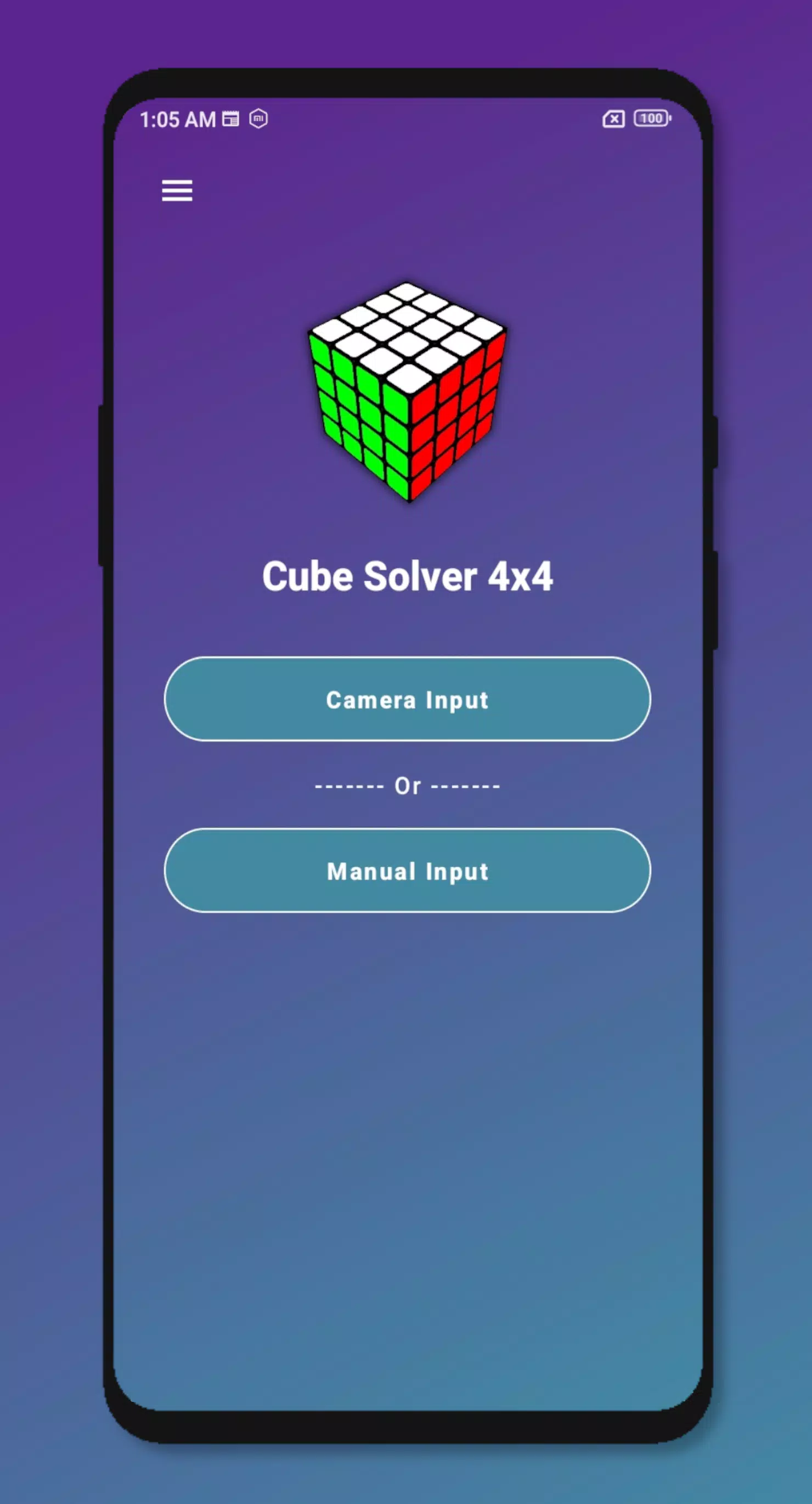 Rubik’s Cube Solver 4x4 Schermafbeelding 0