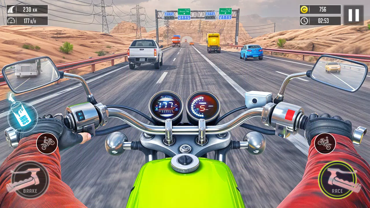 3d Bike Racing Bike Race Games Tangkapan skrin 1