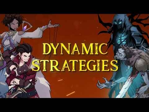 Gordian Quest gameplay screenshot showing card combat