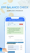 Schermata EPF Balance, KYC Passbook, UAN 2