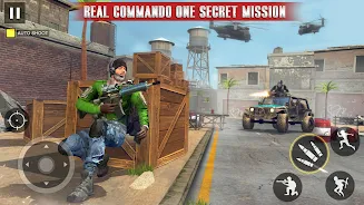 FPS Commando Shooting Gun Game Ekran Görüntüsü 3