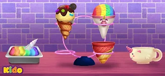 Ice Cream Making Game For Kids Capture d'écran 3