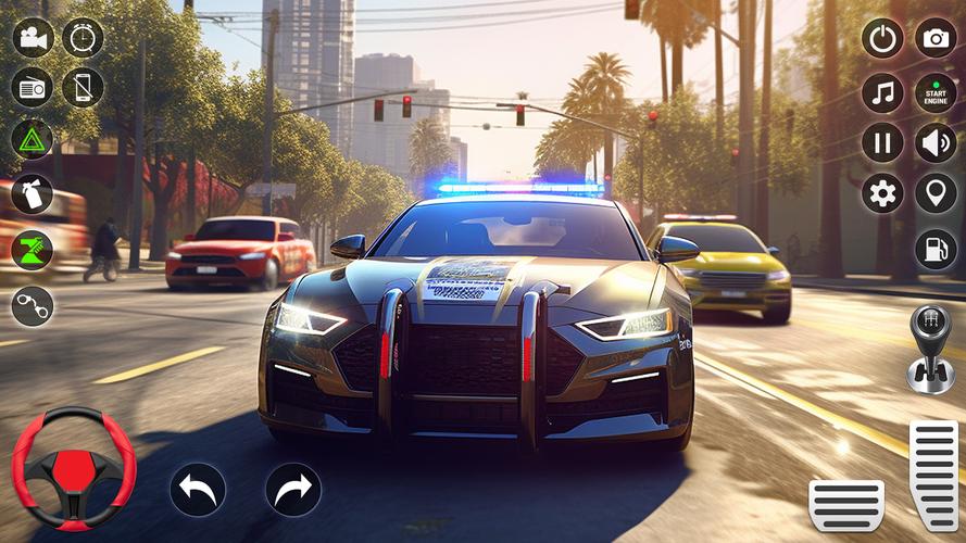 Cop Car Parking: Driving Games Capture d'écran 1