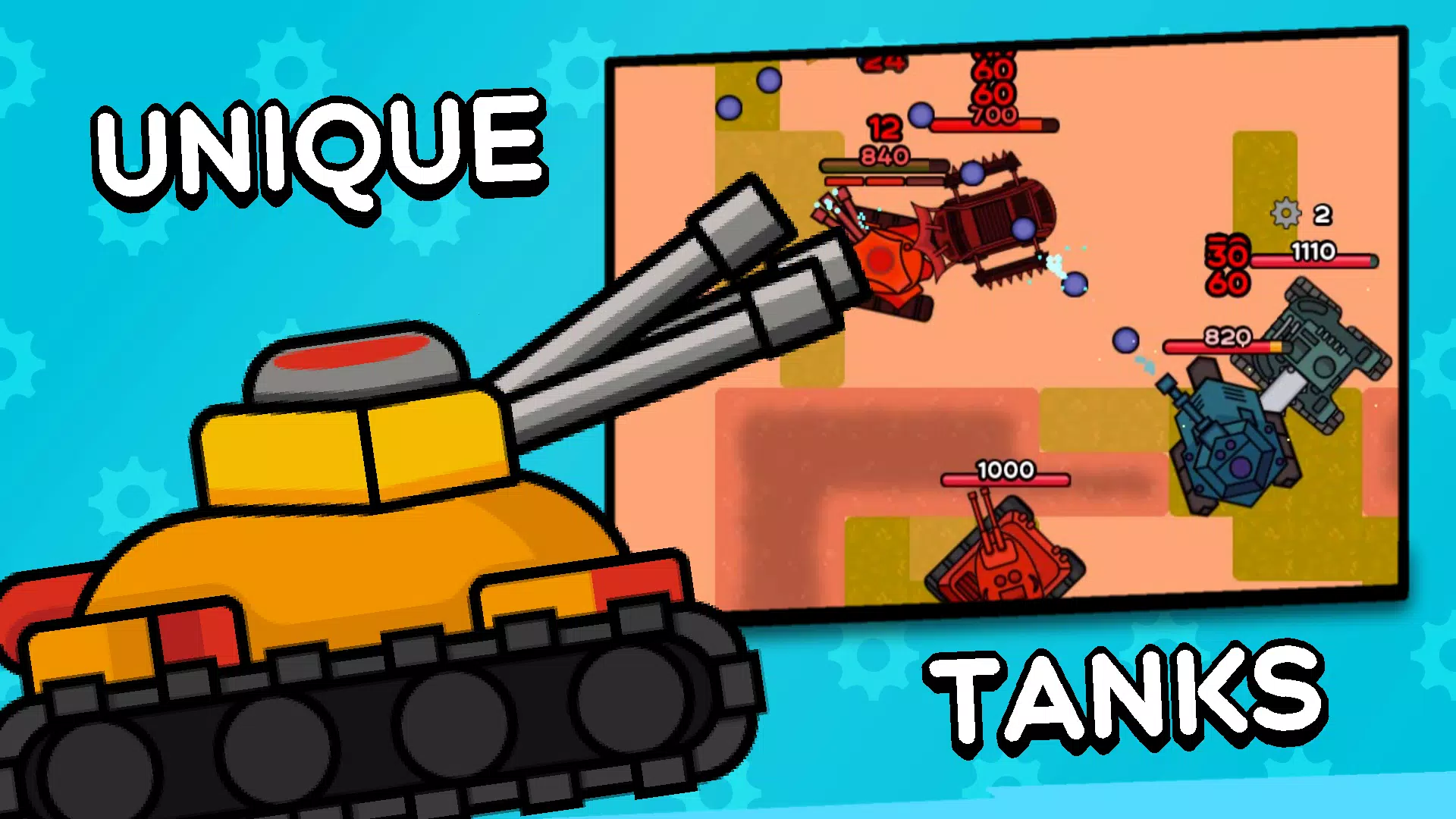 Tanks: Battle for survival Ảnh chụp màn hình 2