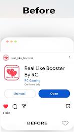 RC Real Like Follower Booster Captura de tela 0