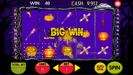 Halloween Slots Mania Deluxe Capture d'écran 1