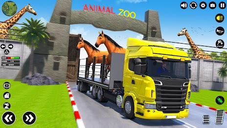 Animal Transport Truck Driving স্ক্রিনশট 1