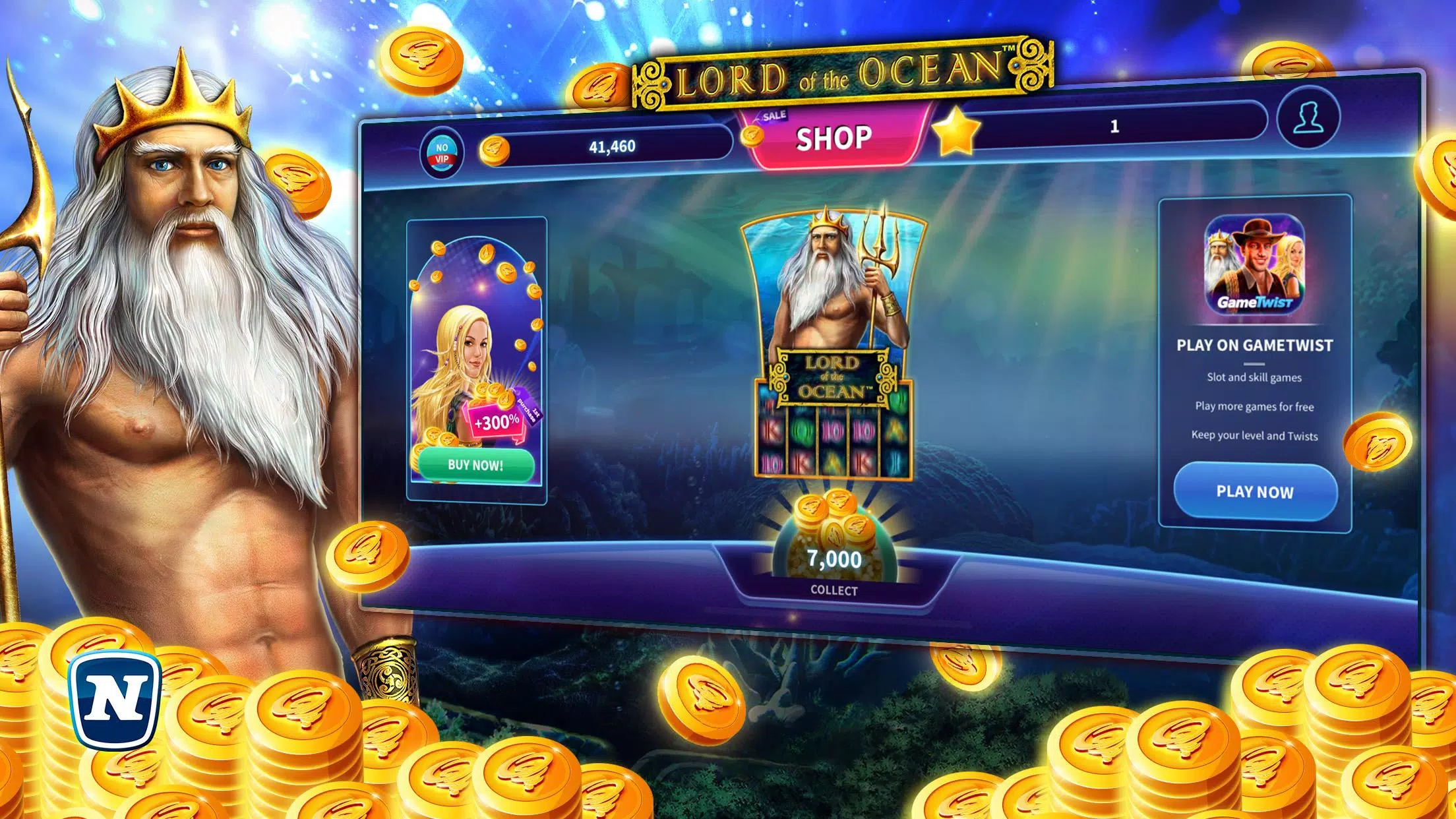 Lord of the Ocean™ Slot Schermafbeelding 1