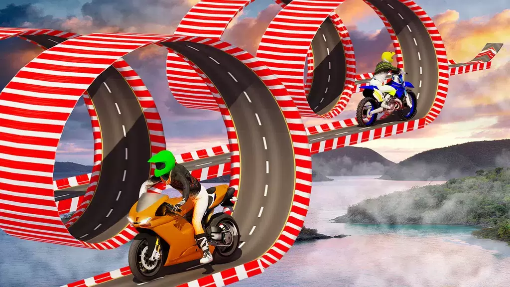 Stunt Bike Race Moto Drive 3D 螢幕截圖 2