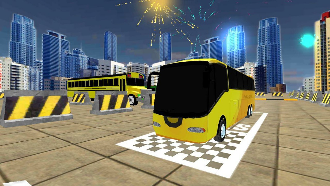 Modern Bus Drive Parking 3D ภาพหน้าจอ 1