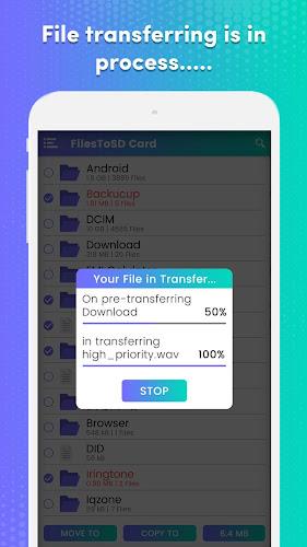 Transfer phone to SD Card – Fi Скриншот 3