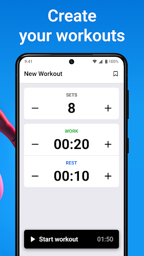 Interval Timer: Tabata Workout Zrzut ekranu 1