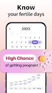 Ovulation & Period Tracker Schermafbeelding 1