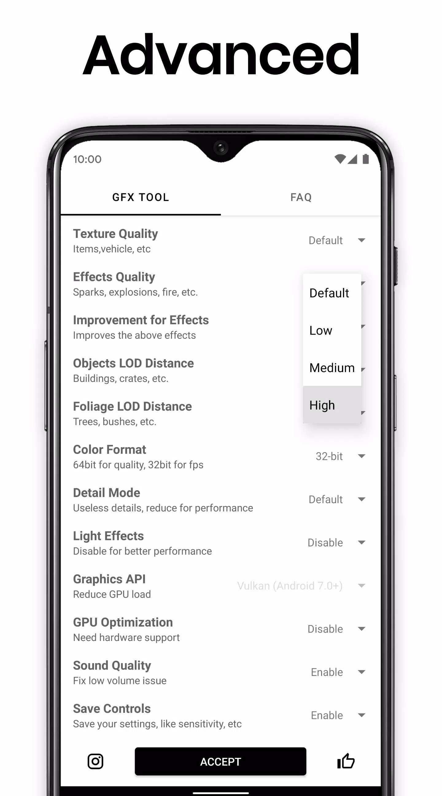 GFX Tool: Launcher & Optimizer स्क्रीनशॉट 2