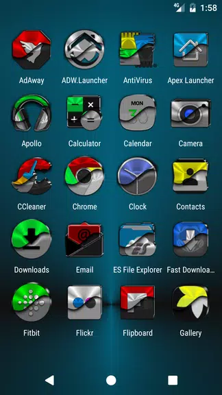 Half Light Icon Pack Captura de pantalla 1