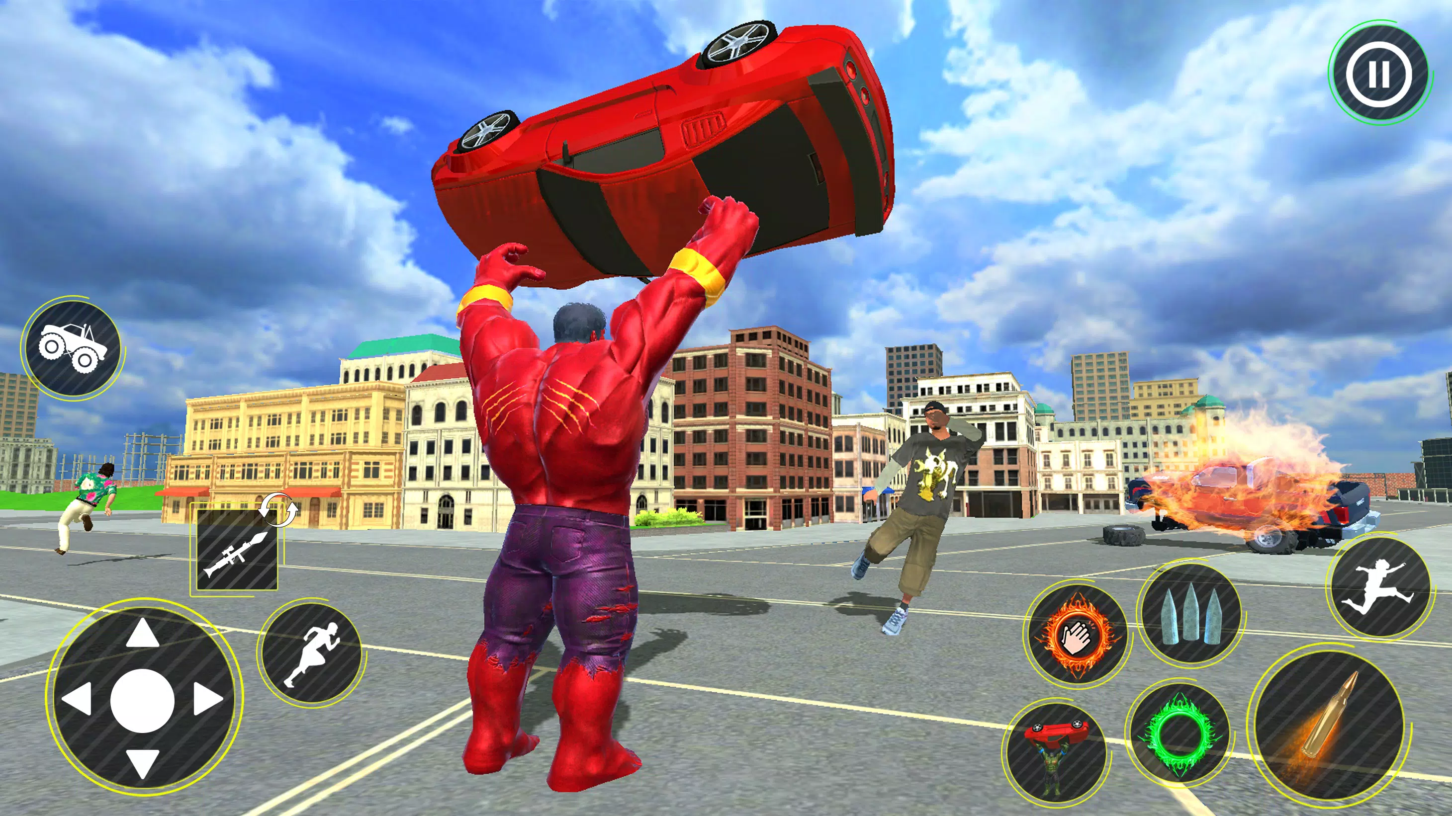 Incredible Monster Hero 3D War应用截图第3张
