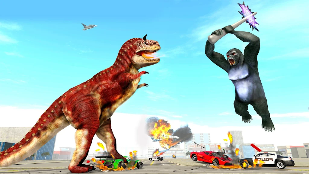 Angry Gorilla Attack City Sim স্ক্রিনশট 1