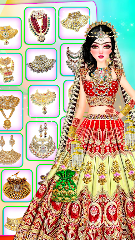 Indian Bride Dress Up Girl Capture d'écran 3