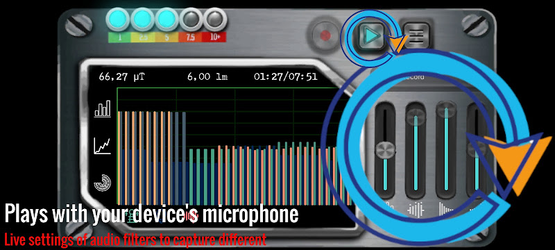 Spirit box :Ghost detector EVP Captura de pantalla 1