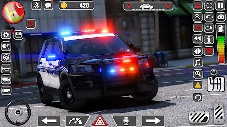 Police Car Spooky Parking 3d ဖန်သားပြင်ဓာတ်ပုံ 0