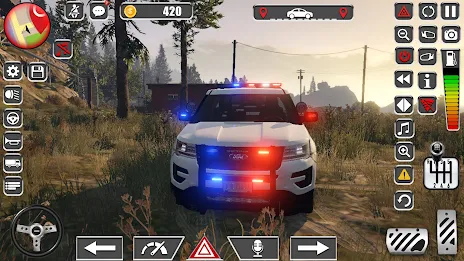 Police Car Spooky Parking 3d ဖန်သားပြင်ဓာတ်ပုံ 1