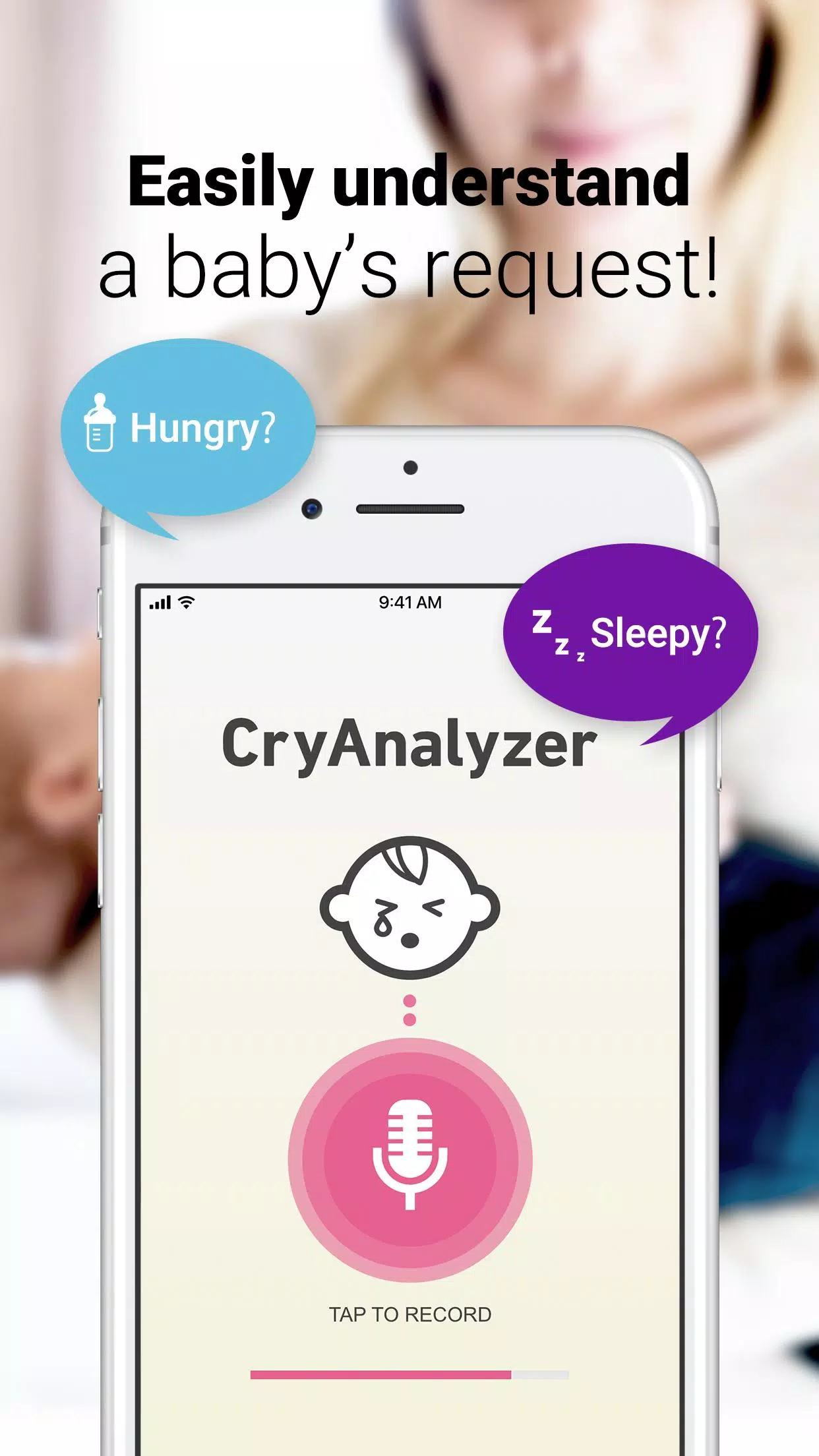 CryAnalyzer - baby translator Schermafbeelding 1