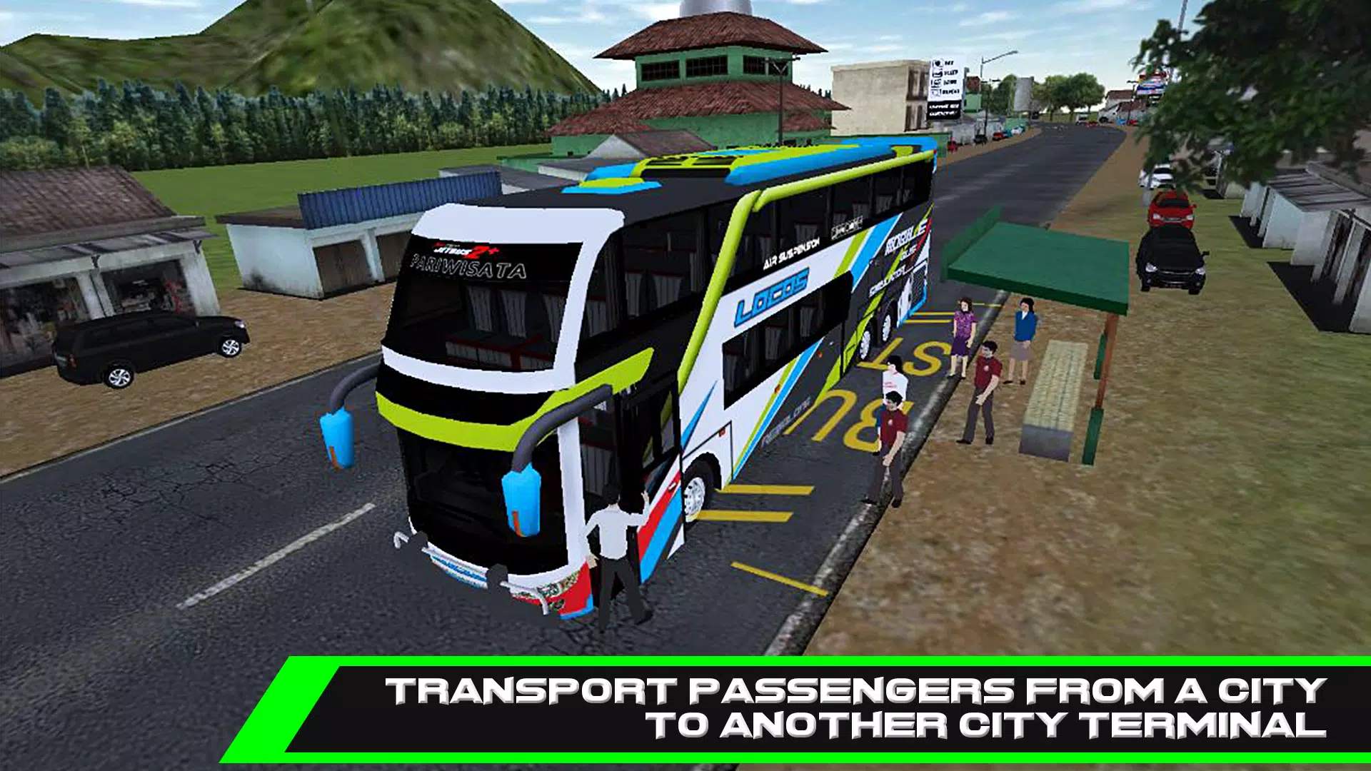 Mobile Bus Simulator Captura de pantalla 1