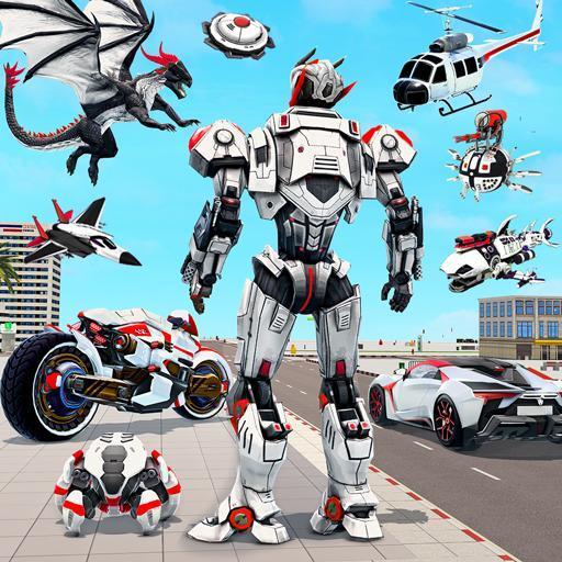 Bee Robot Car Transform Games Tangkapan skrin 0